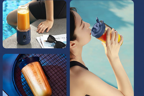 Blender Portable rechargeable avec gourde - Smoothie prêt en 30 secondes 🚚 Livraison offerte